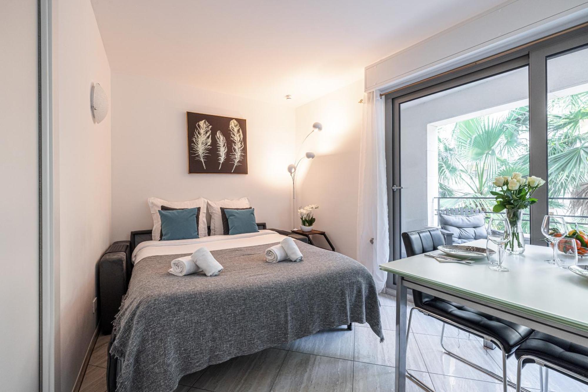 Studio Centre Terrasse Climatisation 50M Plage Μεντόν Εξωτερικό φωτογραφία