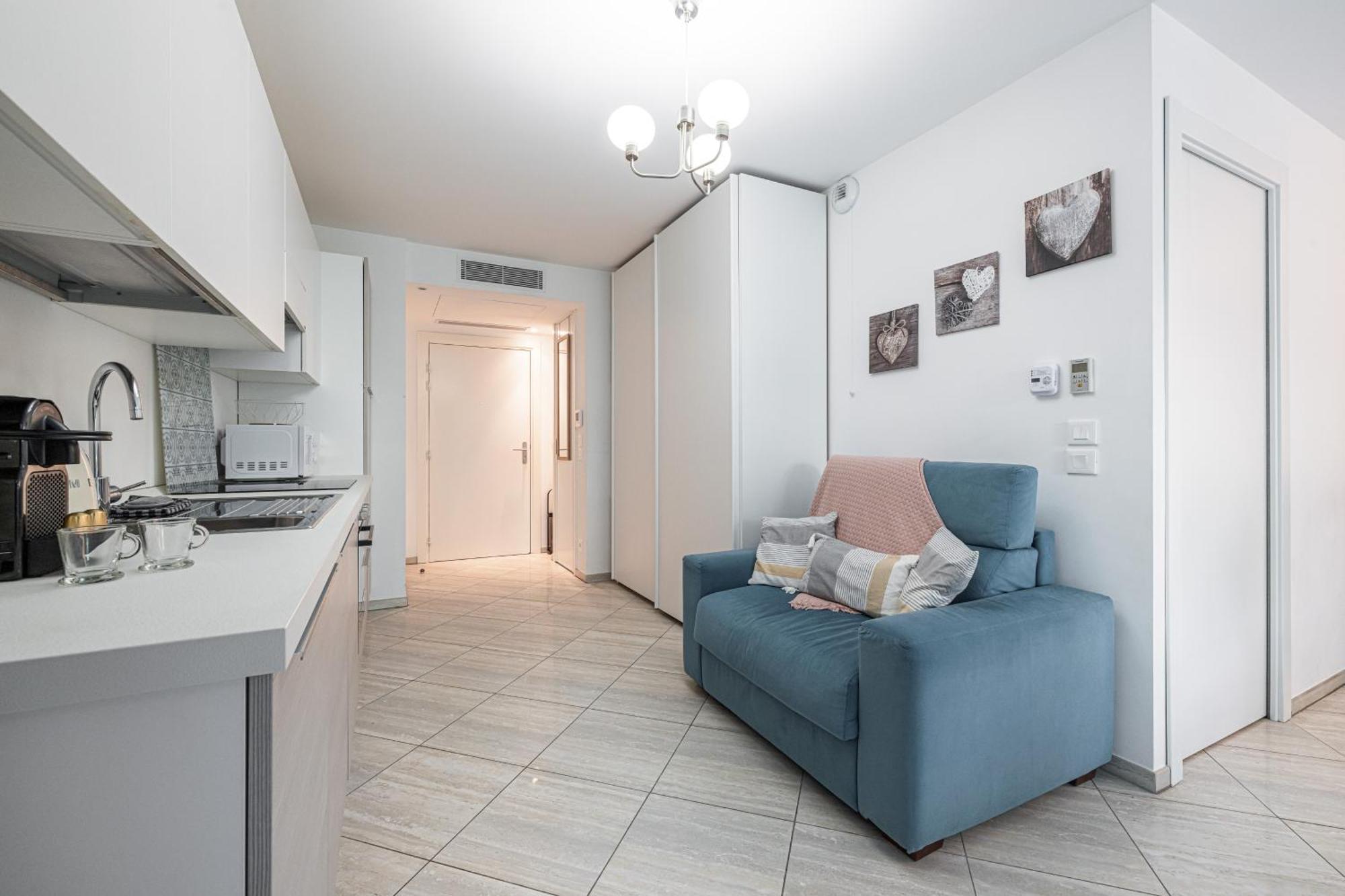 Studio Centre Terrasse Climatisation 50M Plage Μεντόν Εξωτερικό φωτογραφία